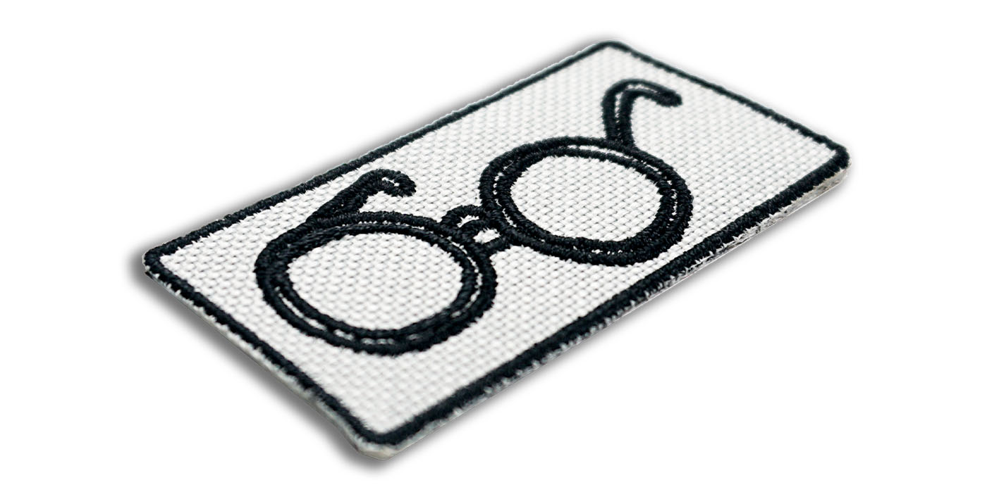 naszywka naprasowanka magiczne przedmioty okulary